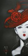 Shanghai Girl With A Red Hat.